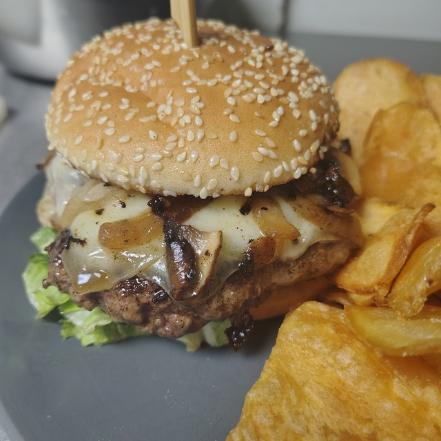 A-Street Burger.